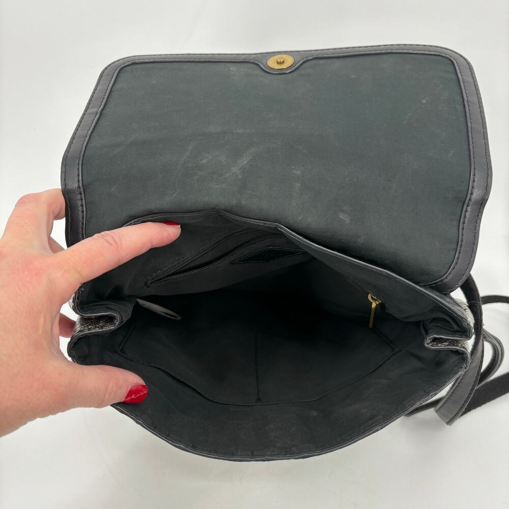 Fossil Backpack Handbag Claire Patchwork Cow Hide… - image 6